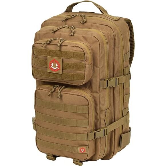 40L Brown Tactical Military Backpack Molle Army Hiking Travel Survival Bag - Picture 1 of 7